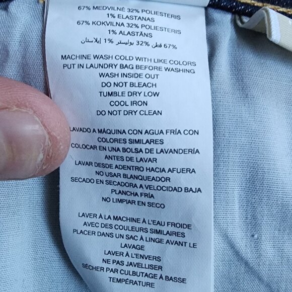 Michael Kors Dark Wash Izzy Skinny Jeans Size 6 Petite - Picture 10 of 16